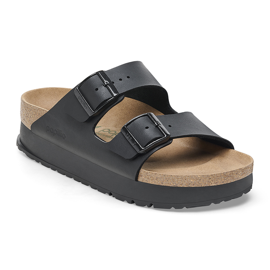 Birkenstock Ciabatta Arizona Platform Veg Birko Flor 1027395 Black