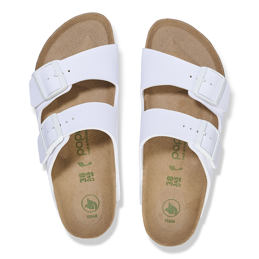 Birkenstock Ciabatta Arizona Platform Veg Birko Flor 1027416 White