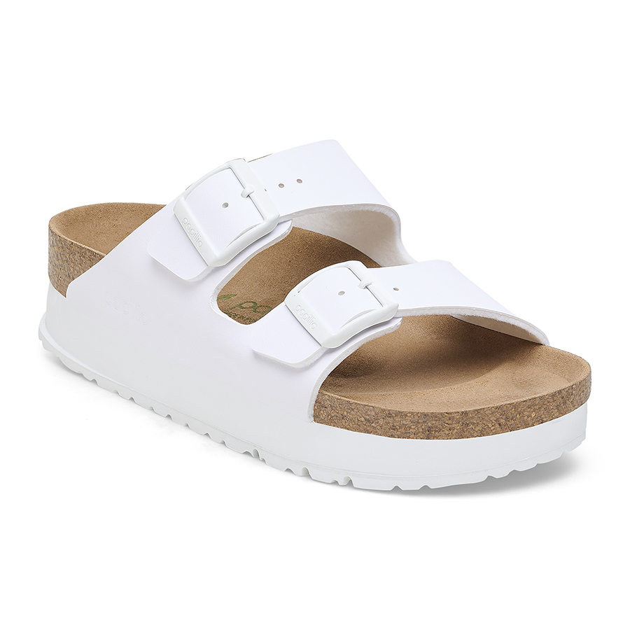 Birkenstock Ciabatta Arizona Platform Veg Birko Flor 1027416 White