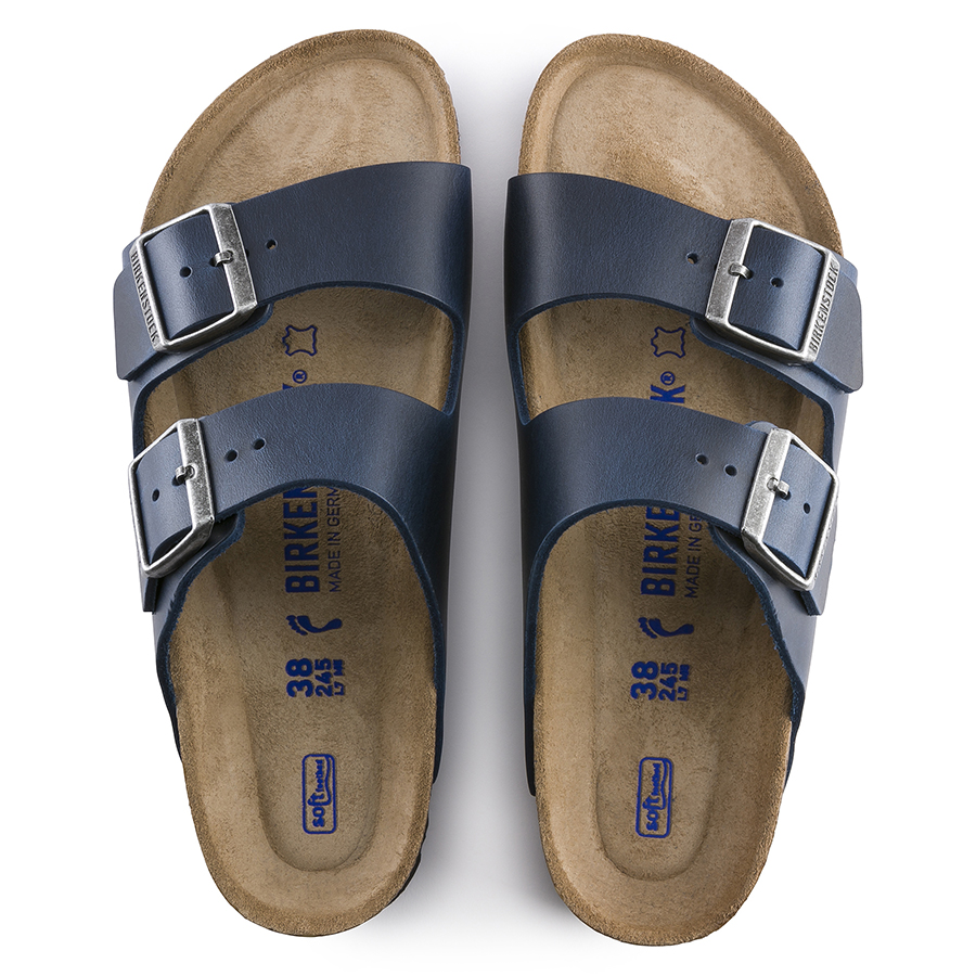 Birkenstock Ciabatta Arizona Sfb Oiled Leather 1013644 Blue