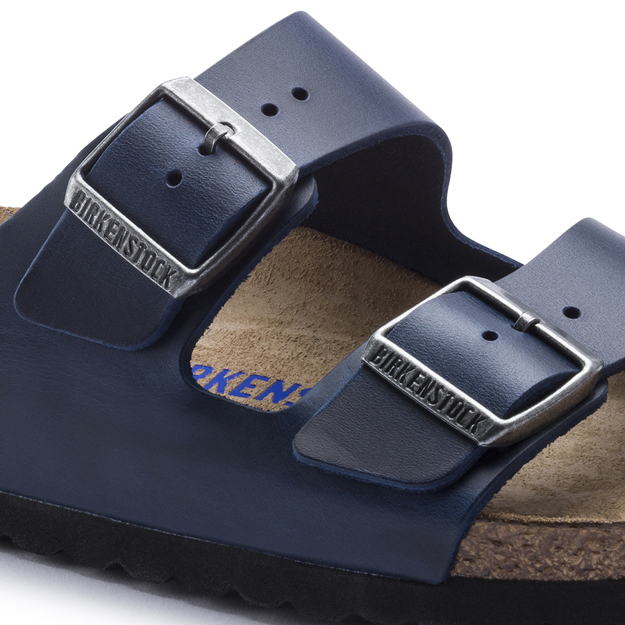 Birkenstock Ciabatta Arizona Sfb Oiled Leather 1013644 Blue