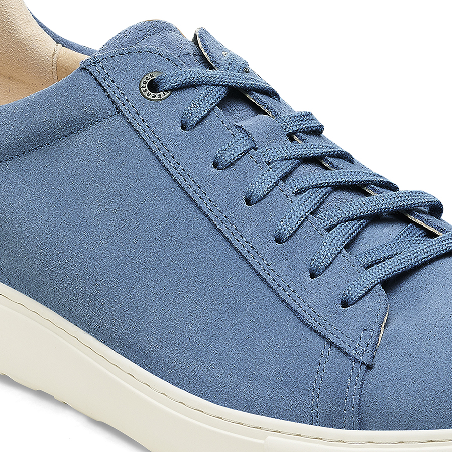 Birkenstock Sneaker Bend Low Women Suede Leather 1027295 Elemental Blue