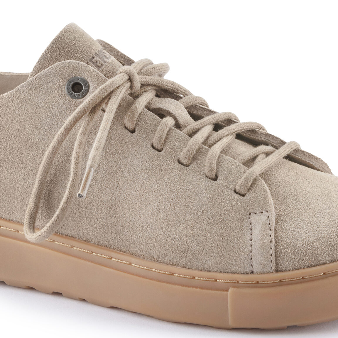 Birkenstock Sneaker Bend Low Decon Women Nubuck Leather 1024657 Grey Taupe