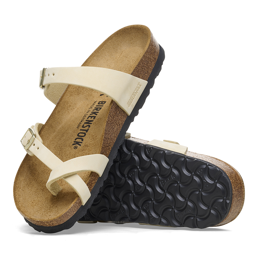 Birkenstock Ciabatta Infradito Mayari Nubuck Leather 1026565 Ecru