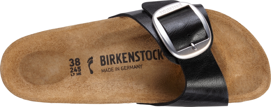 Birkenstock Ciabatta Madrid Big Buckle Birko Flor Graceful 1015315 Licorice