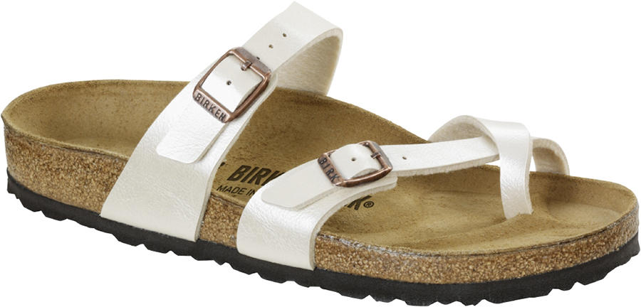 Birkenstock Ciabatta Infradito Mayari Birko Flor Graceful 071661 Pearl White