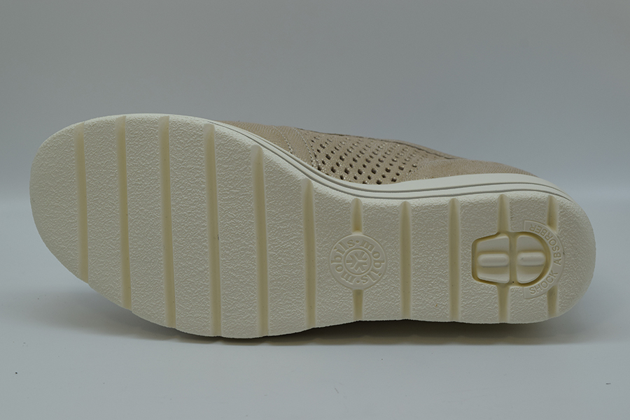 Mephisto Sneakers Zeppa 40 Sfoderata ABBY PERF Artesia 8153/silk 7880 Platinum