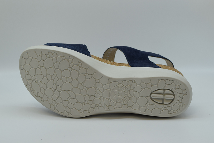 Mephisto Sandalo 2 Velcri ORIANA Velcalf Premium 1220g Midnight Blue