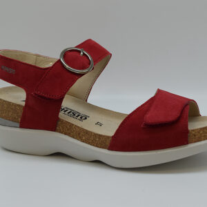 Mephisto Sandalo 2 Velcri ORIANA Velcalf Premium 12241 Scarlet