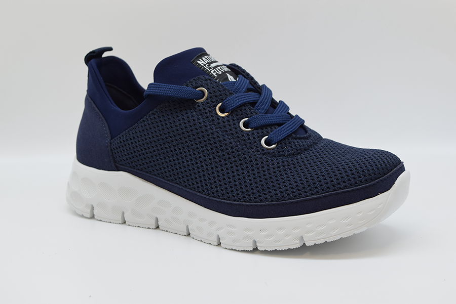 Mephisto Sneakers Sportiva In Tessuto WING Street 45/stretch Navy Navy