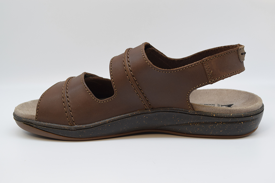 Mephisto Sandalo Da Uomo Doppio Velcro SAGUN Scratch 3451 Dark Brown