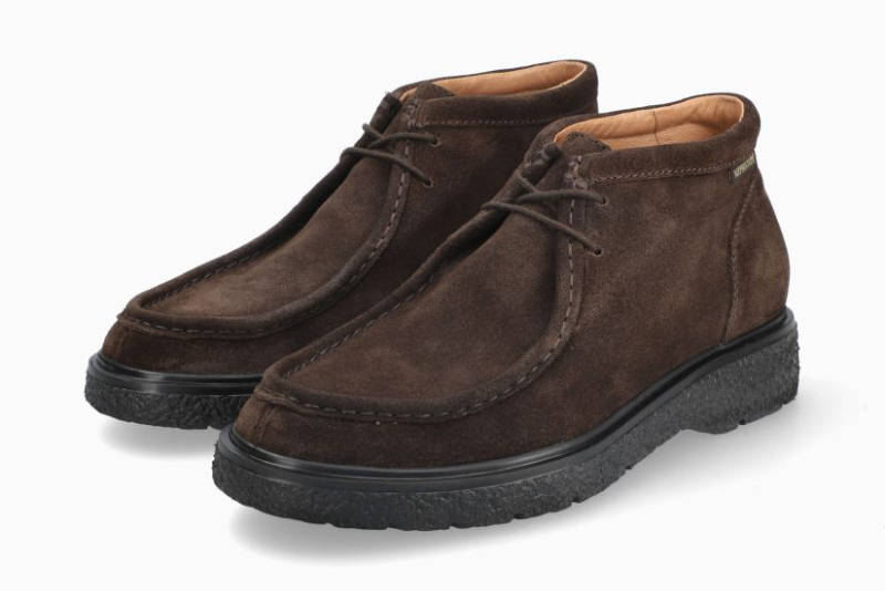 Mephisto Polacchino Uomo In Camoscio EVRARD Dark Brown   9851
