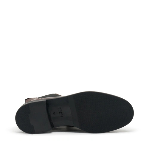 Frau Boot Beetless  In Pelle Tacco 15 Mm 98N3 Coffee  Seta Asport Coffee