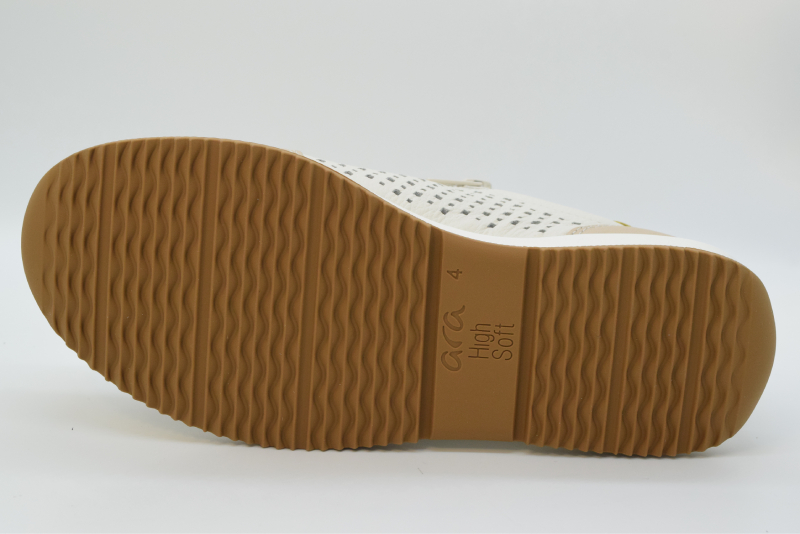 Ara Sneaker Donna Osaka Calzata H Zeppa 30 Mm 12-25526 05 Shell/cream/limoncello