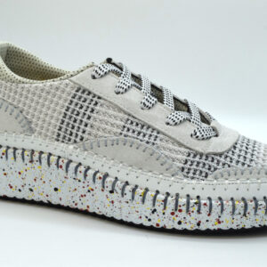 Hc Sneakers Stringata Tessuto Impunturata 6011 Dalma