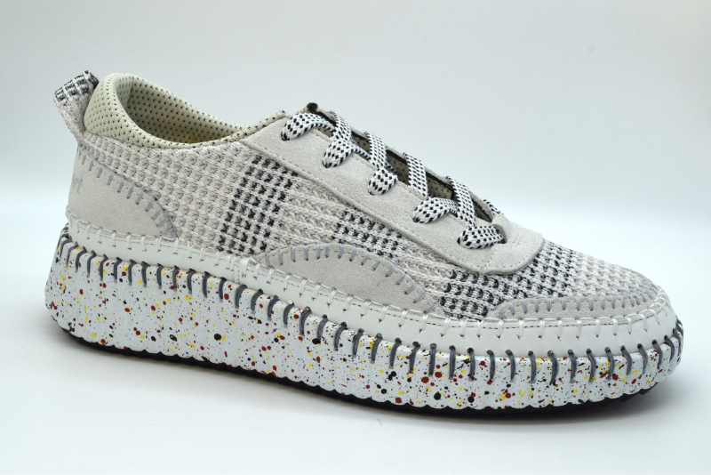 Hc Sneakers Stringata Tessuto Impunturata 6011 Dalma