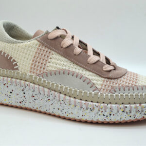 Hc Sneakers Stringata Tessuto Impunturata 6011 Salmon