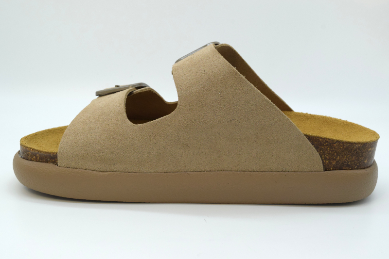 Scholl Ciabatta 2 fasce fibia NOELLE CHUNKY Dark Beige