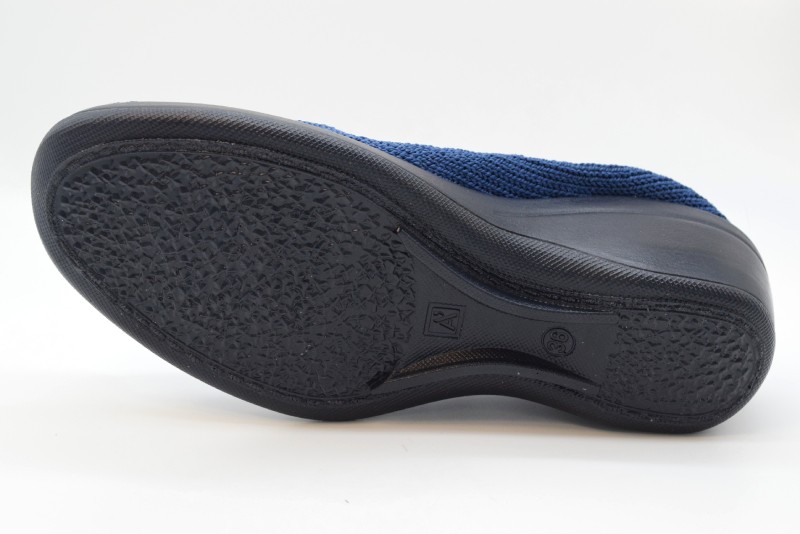Arcopedico 1701 Decoltè Scollo V Con Zeppa 4 Cm MAILU 3r   Denim