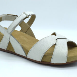 Green Comfort Sandalo citurino collo pianta incrocio VIOLA 002 White