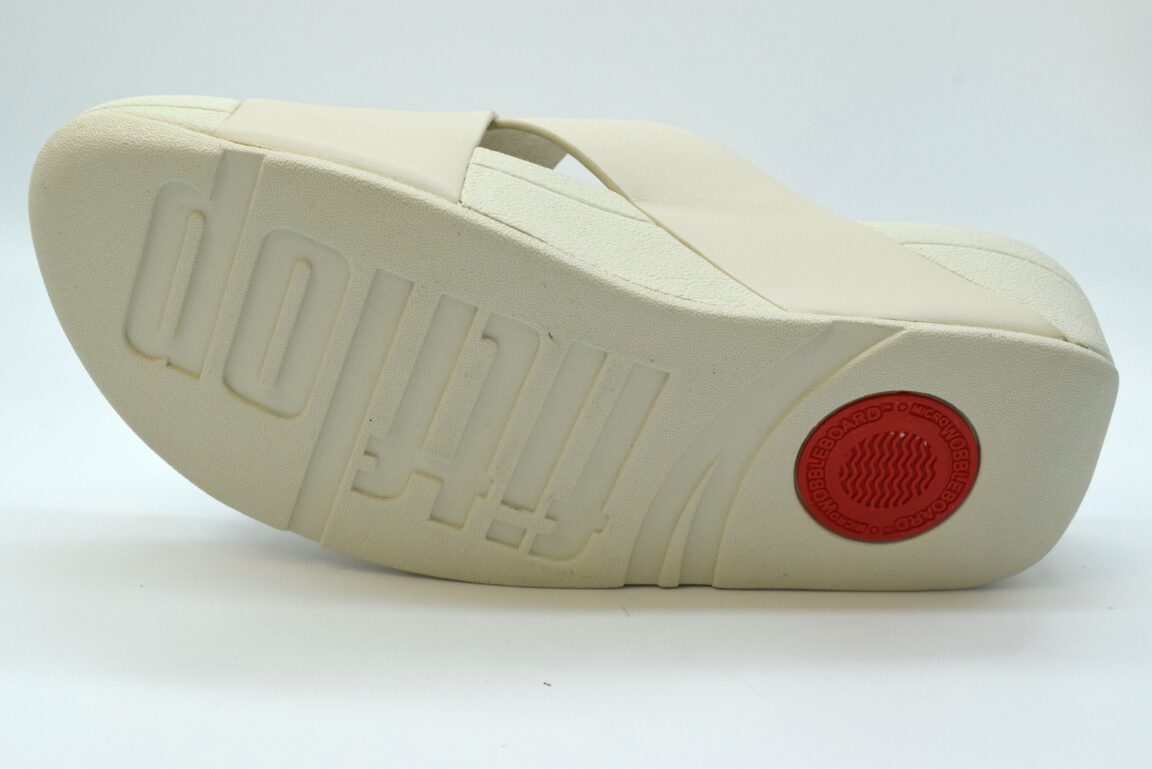 Fitflop Lulu Re Sin-buckle Leather Cross Slide Ciabatta JE8 Paris Beige A99