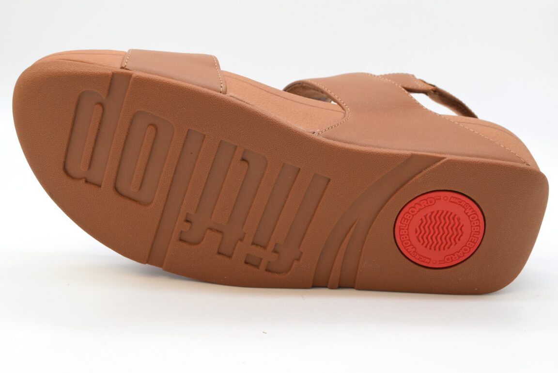 Fitflop Lulu Velcro Adj Sandal Con Regolazioni FV8 Light Tan 592