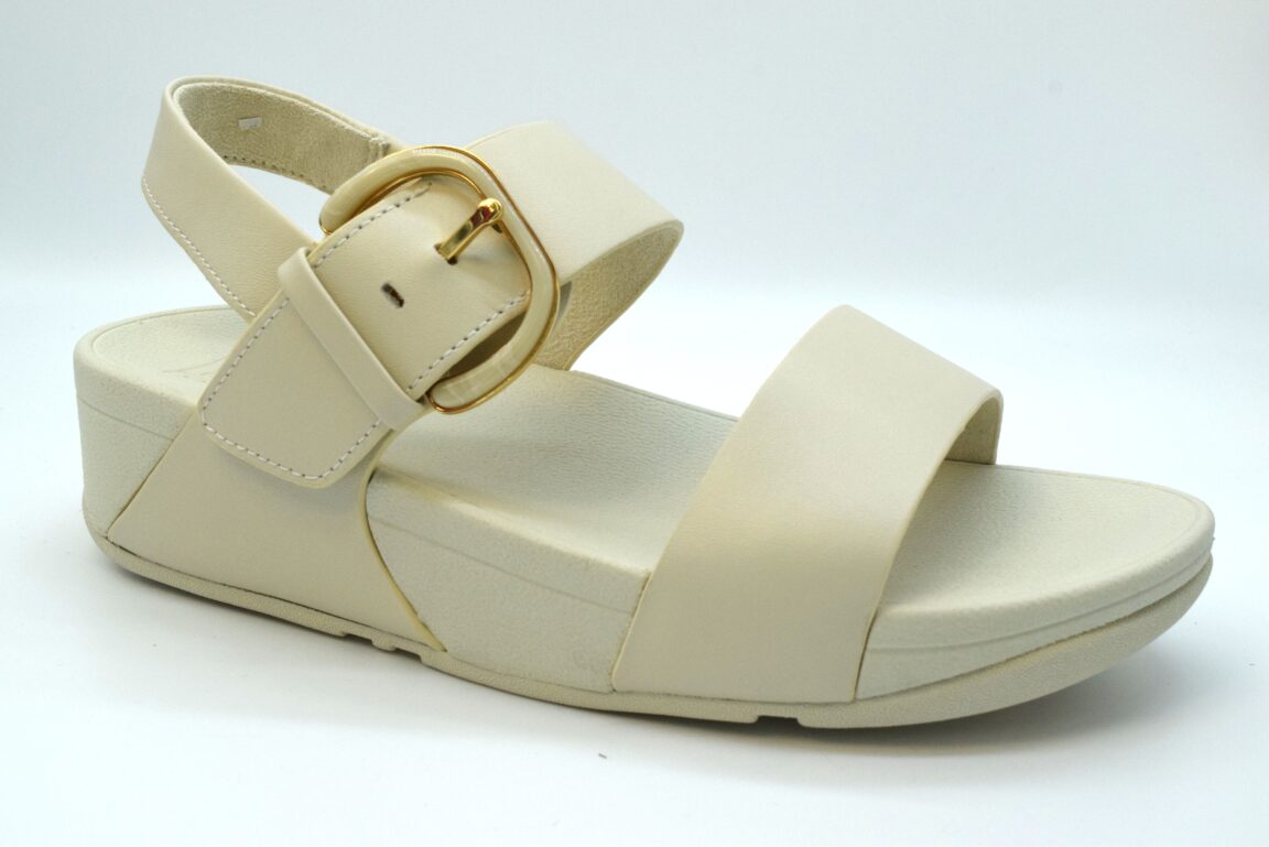 Fitflop Lulu Re Sin-buckle Leather Sandalo Con Regolazioni JE7 Paris Beige A99
