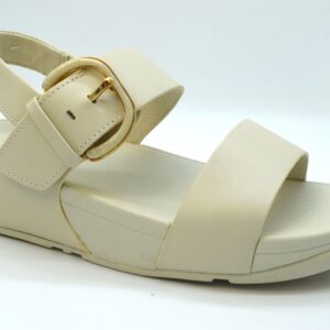 Fitflop Lulu Re Sin-buckle Leather Sandalo Con Regolazioni JE7 Paris Beige A99