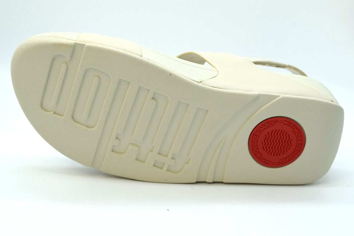 Fitflop Lulu Re Sin-buckle Leather Sandalo Con Regolazioni JE7 Paris Beige A99