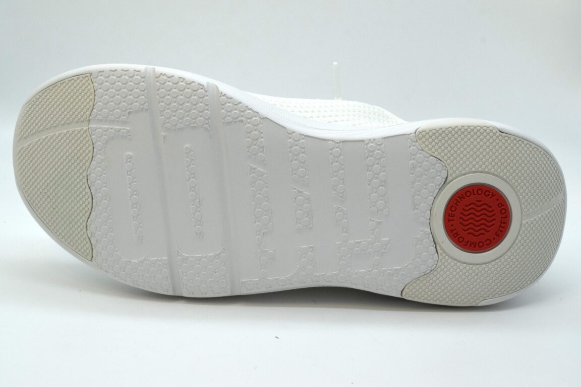 Fitflop Super Q Knit Slip On Lace Sneakers JH9 White 194