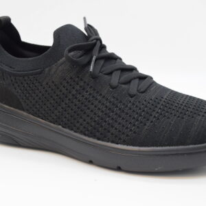 Fitflop Super Q Knit Slip On Lace Sneakers JH9 Black 090