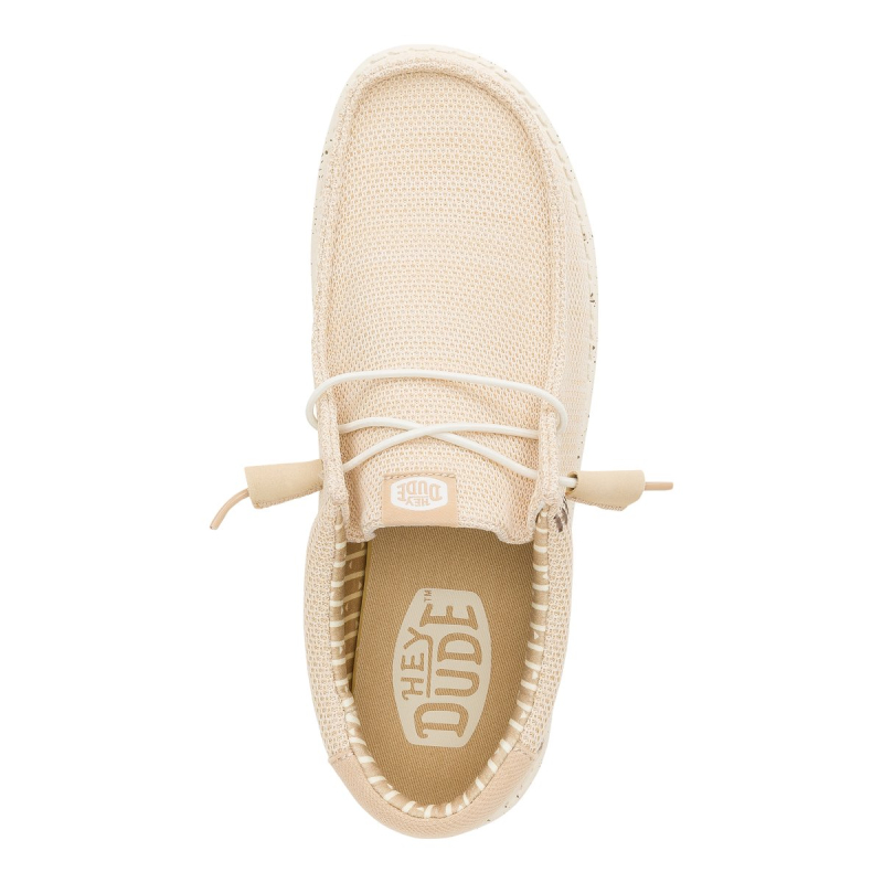 Hey Dude Stringata Con Due Buchi In Tela Elastica WALLY STRETCH SOX Irish/cream/egret