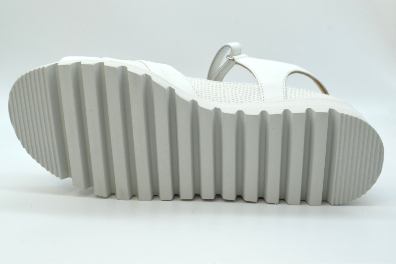 Tomasi Sandalo con regolazioni forma graz flex MELITA SABOT Nappa Bianco  Golia Soft Bianco