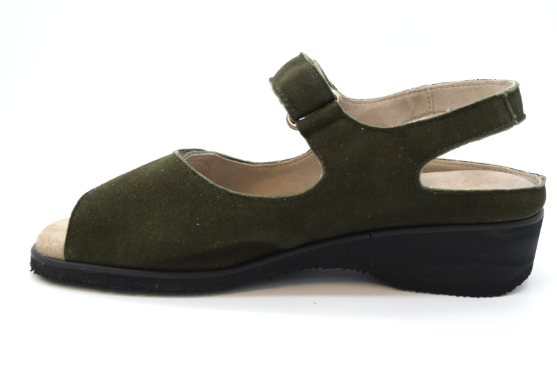 Tomasi Sandalo bestseller 2 velcri forma new nina VALE SABOT Camoscio Pino
