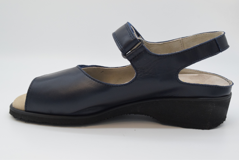 Tomasi Sandalo Besseller 2 Velcri Forma New Nina VALE SABOT Nappa Blu