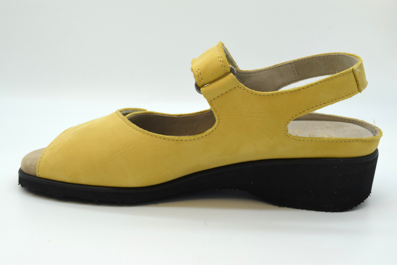 Tomasi Sandalo bestseller 2 velcri forma new nina VALE SABOT Nabuk Senape
