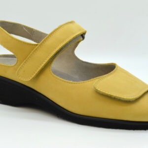 Tomasi Sandalo bestseller 2 velcri forma new nina VALE SABOT Nabuk Senape