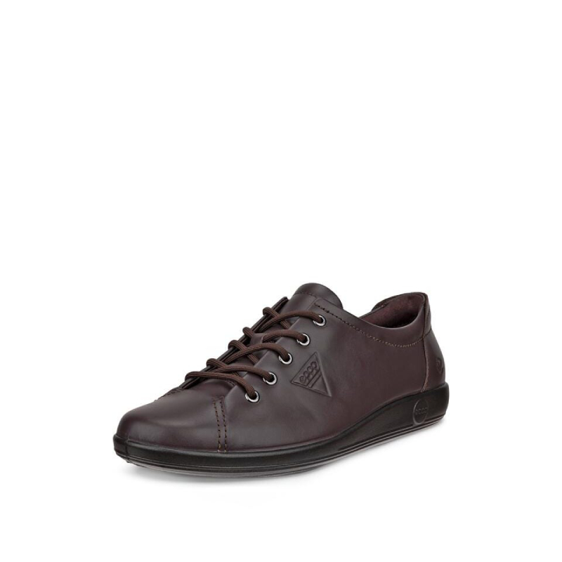 Ecco Sneaker donna Soft 2.0 Tie 206503 01178 Mocha