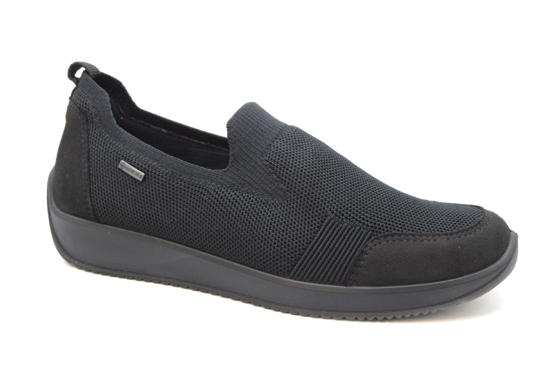 Ara Mocassino accollato tessuto Gore-Tex Lissabone Cal 12-54054 01 Black