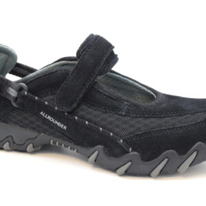 Allrounder Ballerina con cinturino invernaale NIRO I Black C.suede 14/3d Mesh 14
