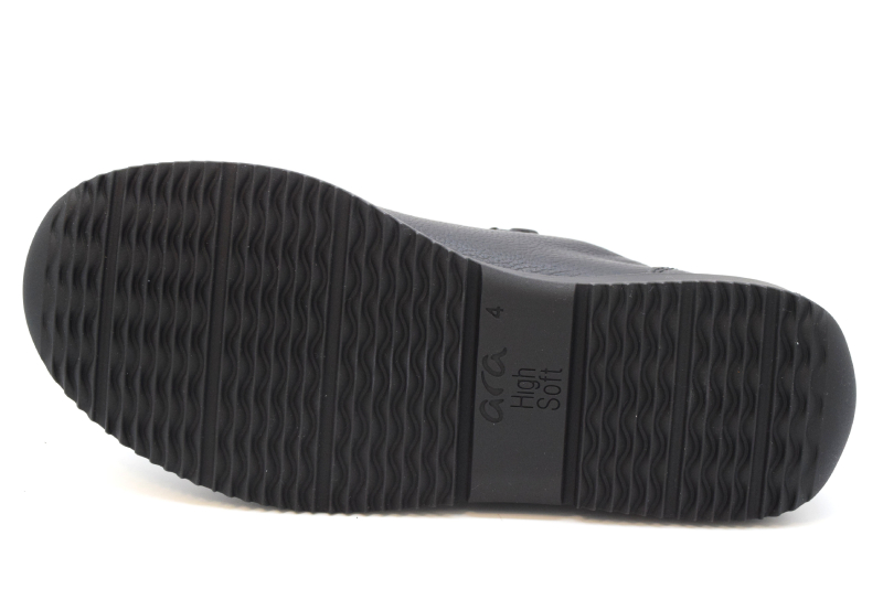 Ara Sneakers stringata + zip OSAKA calzata H 12-25541 01 Black