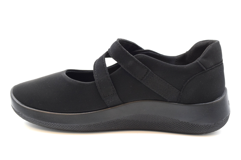 Arcopedico 4656 Ballerina con cinturino asimmetrico NAHANNI J69 Black