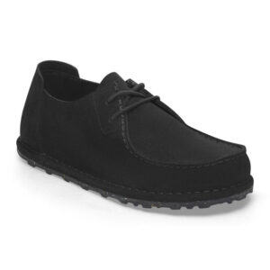 Birkenstock Mocassino Stringato Utti Lace N Suede Leather 1028597 Black