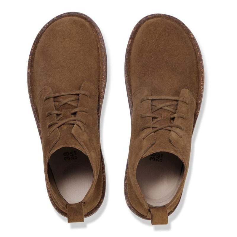 Birkenstock Anfibio Uppsala Mid S Suede Leather 1030221 Dark Tea