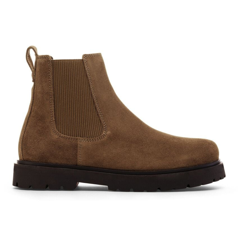 Birkenstock Beetles Highwood Slip On Mid S Suede Leather 1030632 Dark Tea