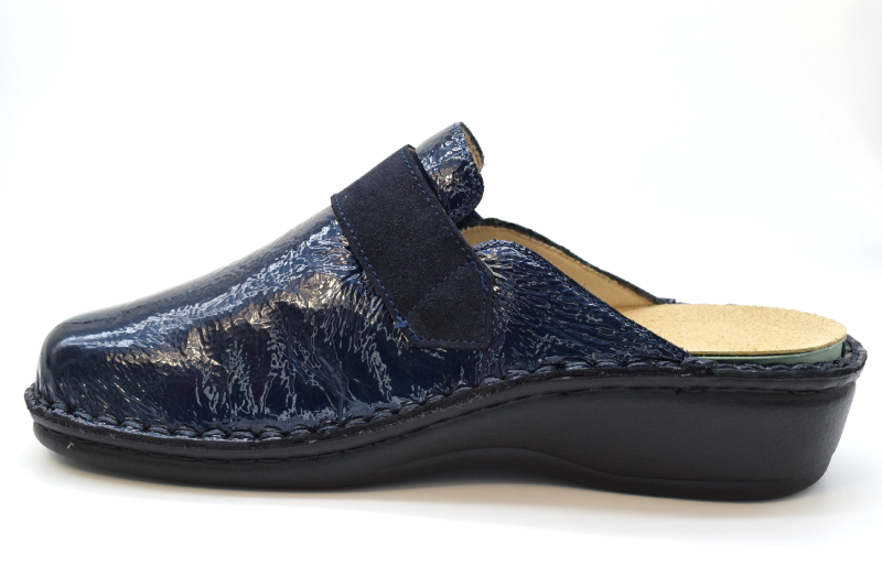 Cinzia Soft Sabot Estraibile Savana Camoscio Con Cinturino IM24281 Blu