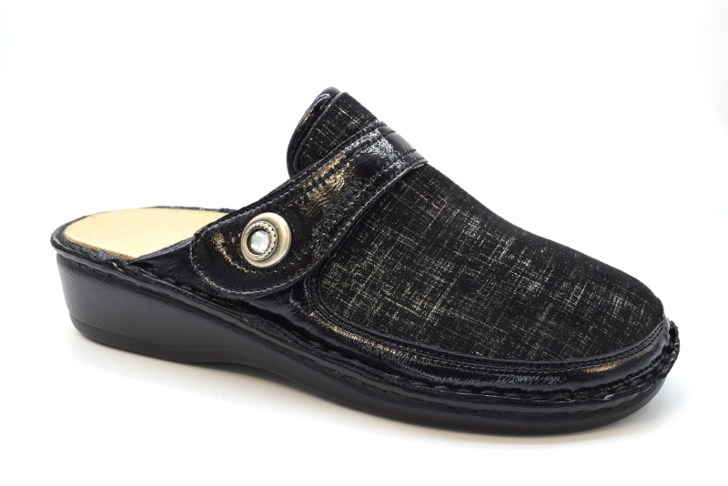 Cinzia Soft Sabot Estraibile Con Velcro Elasticizzato IM2977TA Nero