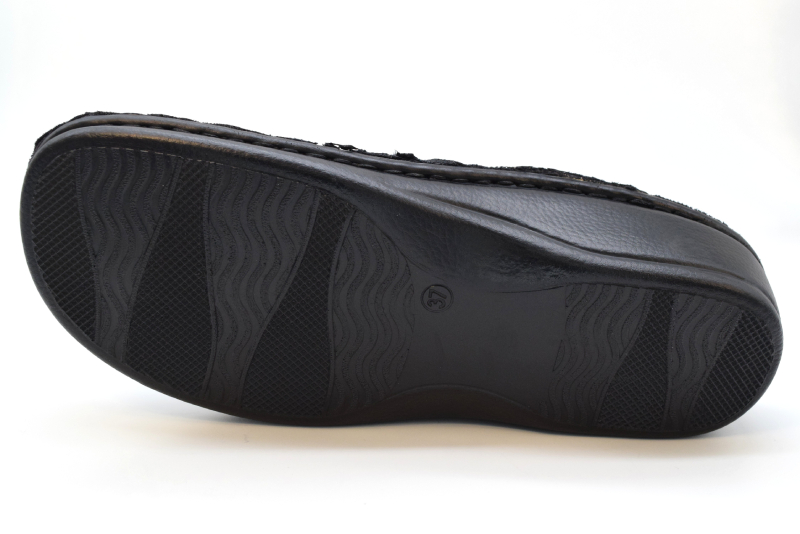Cinzia Soft Sabot Estraibile Con Velcro Elasticizzato IM2977TA Nero