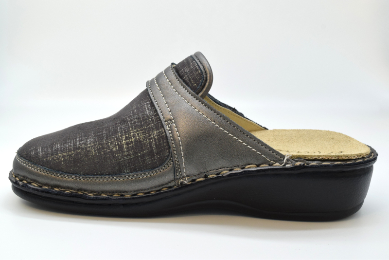 Cinzia Soft Sabot Estraibile Con Velcro Elasticizzato IM2977TA Piombo