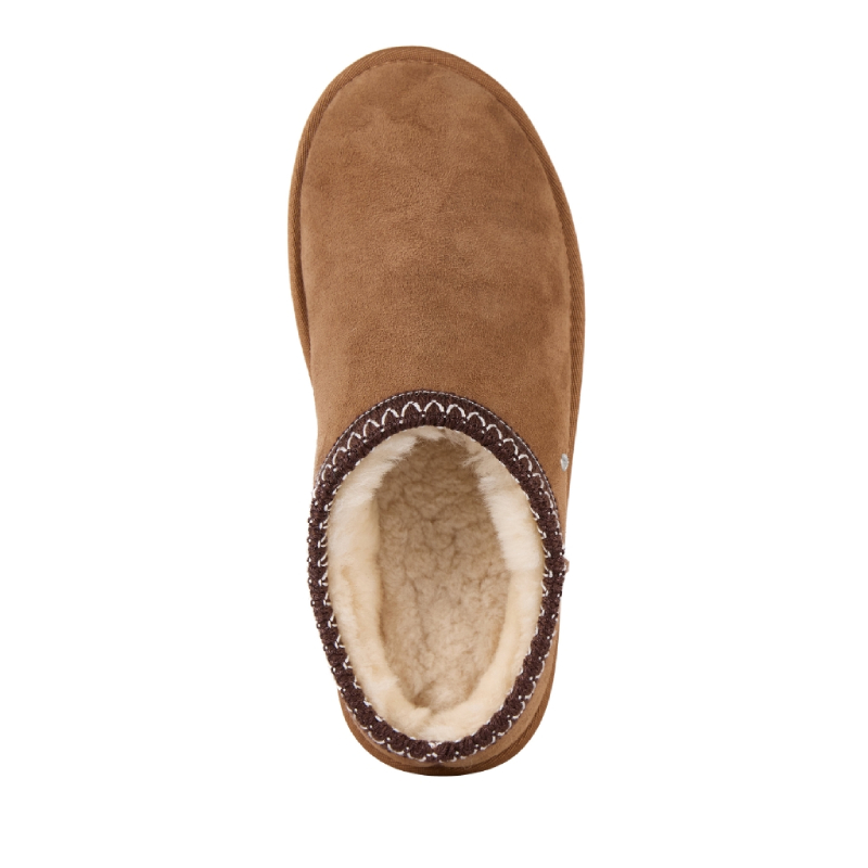 Emu Australia Sharky Scuff Sabot In Montone W13179 Chestnut